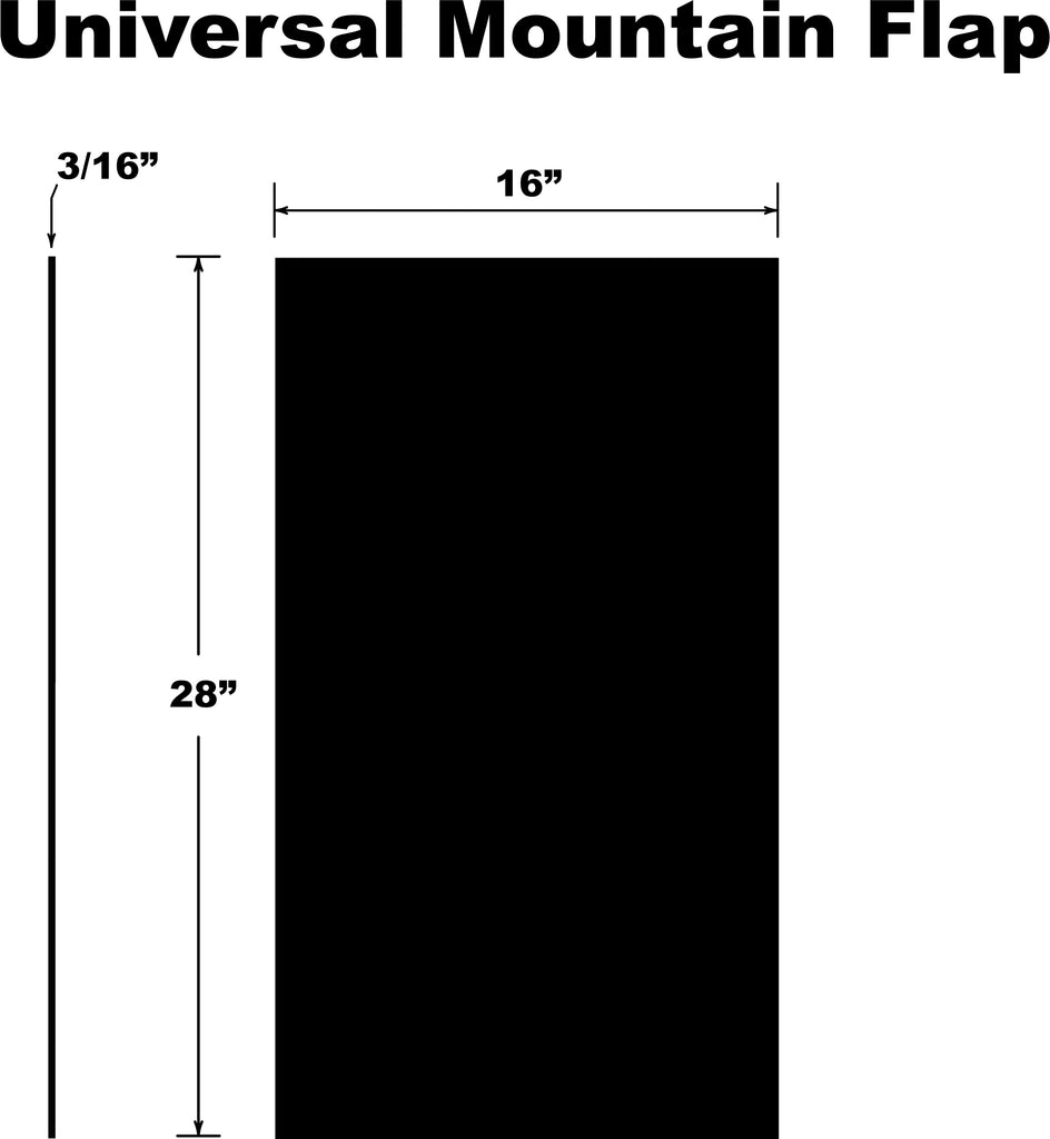 Mountain Snowflap Universal Black