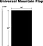 Mountain Snowflap Universal Black