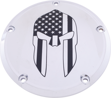 Load image into Gallery viewer, 6   M8 Softail Derby Cover Spartan Chrome