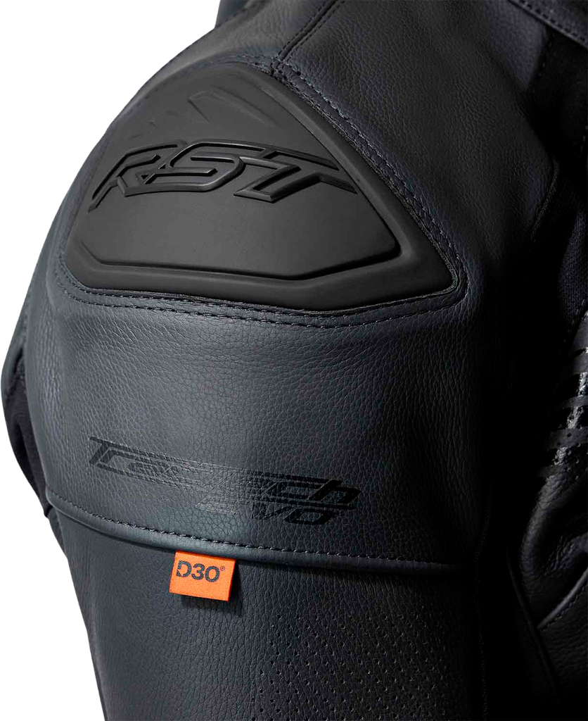 Tractech Evo D3o Jacket Black Leather 4x