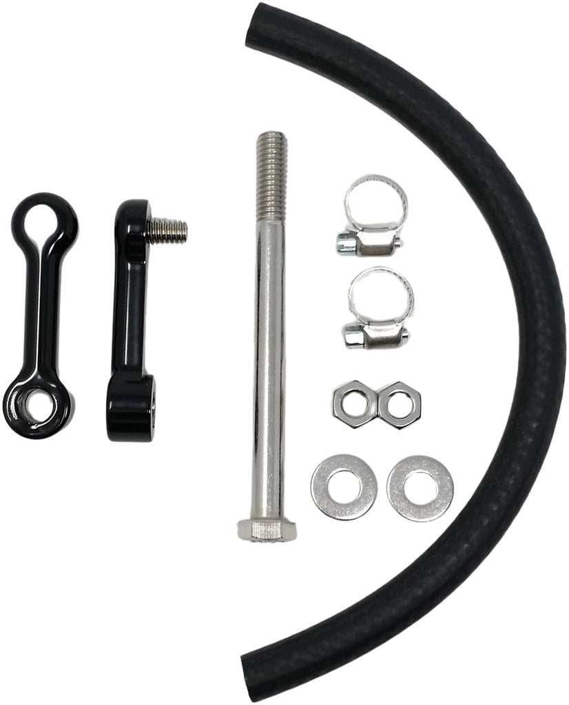 Billet Tank Lift Kit 1" `99 17 Softail Powder Coat Blk