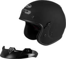 Load image into Gallery viewer, Gm 32 Open Face Helmet Matte Black 2x