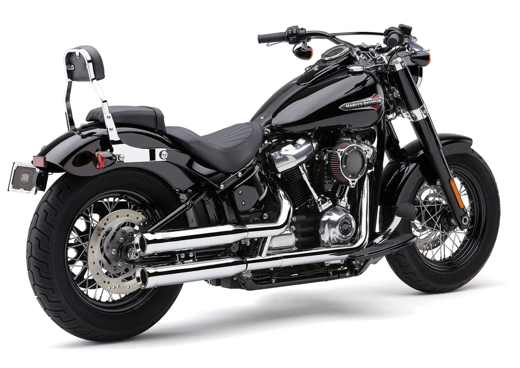 3" Nh Series Slip Ons Chrome Softail 18 24