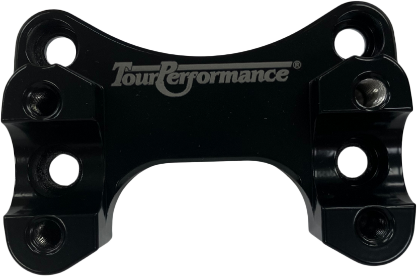 Handlebar Risers Tour Black Hon