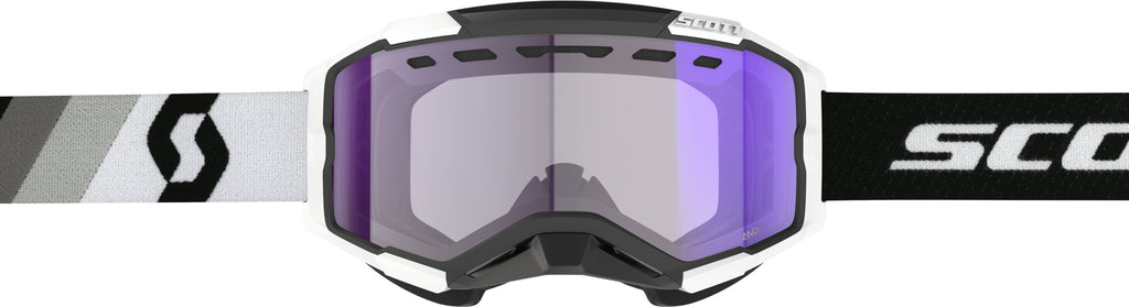 Fury Snowcross Ls Goggle Prem Blk/Wht Blue Chrome