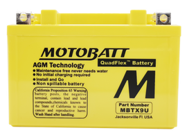 Battery Mbtx9u Sealed Factory Activated