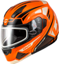 Md 04s Sector Snow Helmet Orange/Black 2x