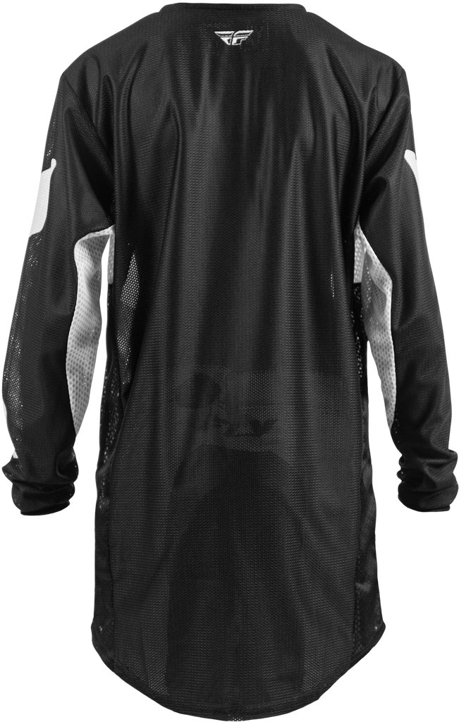 Yth Kinetic Mesh Jersey Black/White Yxl