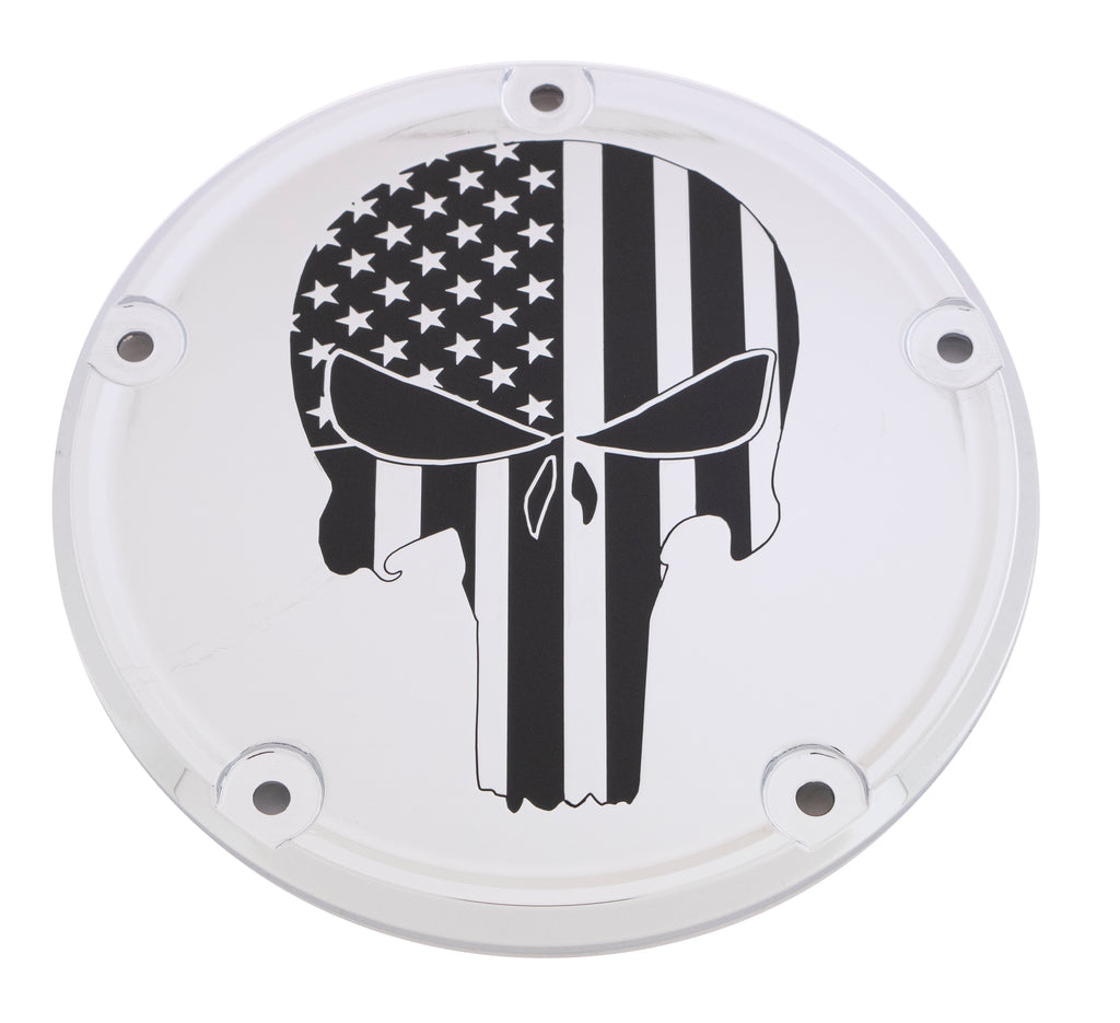 7   M8 Flt/Flh Derby Cover Punisher Chrome