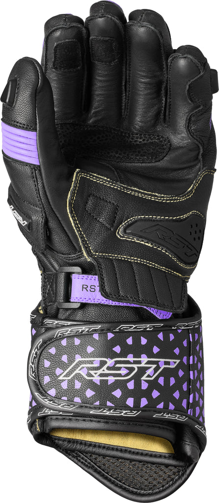 Womens Tractech Evo 4 Ce Glove Black/Fushia/Grey Leather Xl