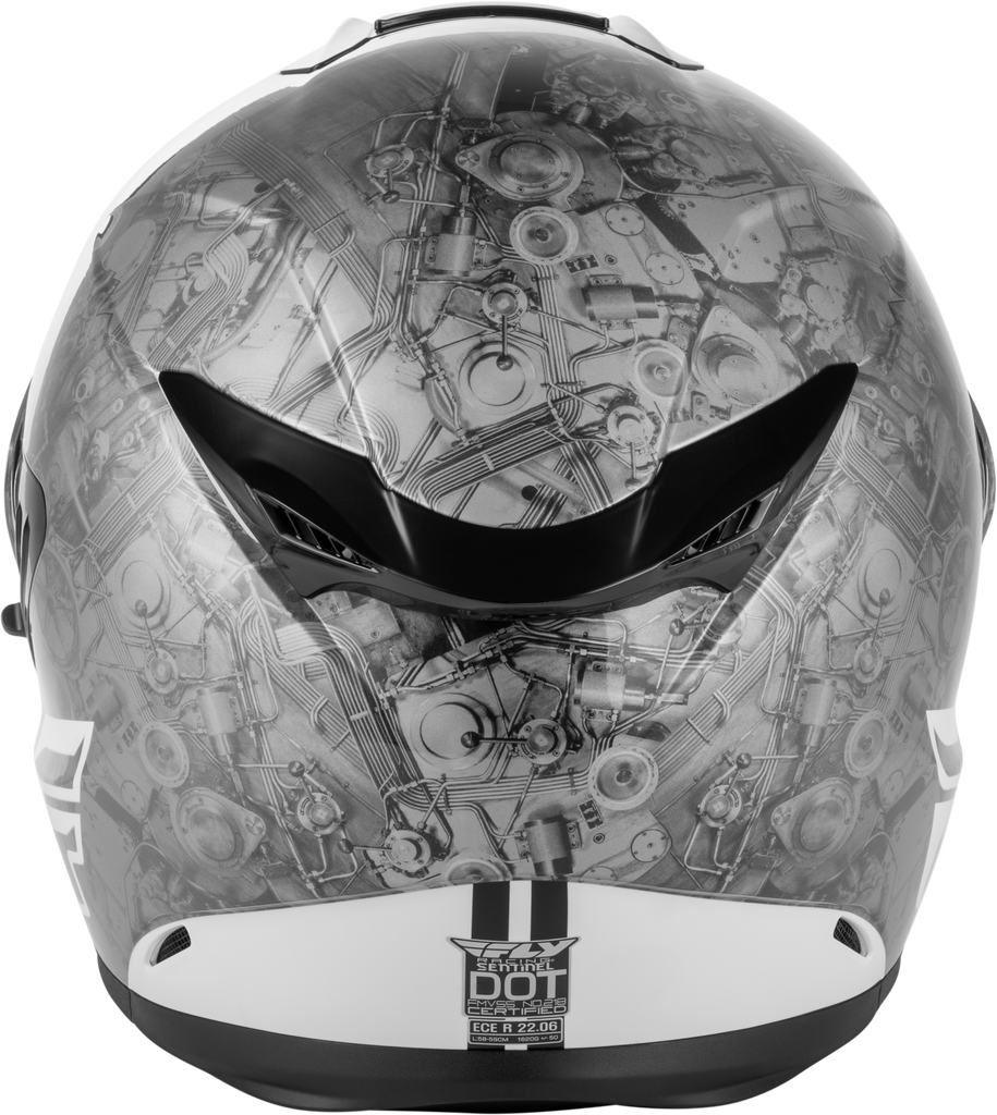 Sentinel Mech Helmet Black/White/Grey 2x