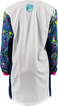 Load image into Gallery viewer, Yth Kinetic Mesh Mutant Jersey White/Blue/Multi Ym