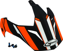 Load image into Gallery viewer, Visor W/Screws Vertical Gm 11 Black/Hi Vis Orange