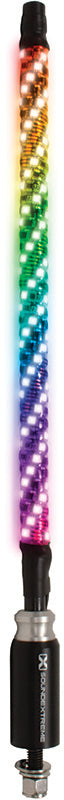 EcoXGear 2' LED Whip illumination with bright light, flexible design, and durable construction for outdoor and off-road use.