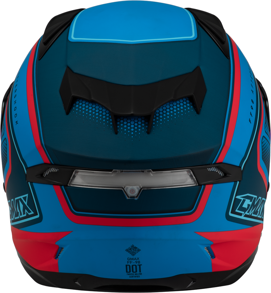 Ff 98 Aftershock Helmet Matte Blue/Red 3x
