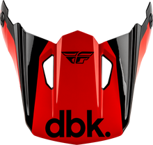 Load image into Gallery viewer, Kinetic Dbk Helmet Visor Black/Red/Grey Md/Lg