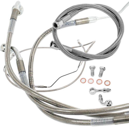 Brake Line Adaptor Kit W/ Abs Softail Fwrd Cntrls