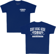 Load image into Gallery viewer, Till The End Youth Tee Royal Blue Yx