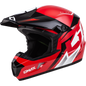 Youth Mx 46y Compound Helmet Red/Black/White Ys