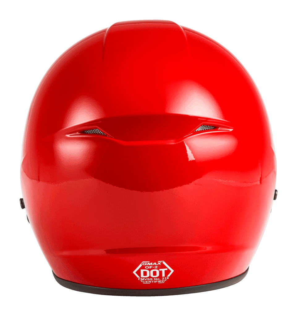 Of 2 Open Face Helmet Red Sm