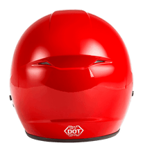 Load image into Gallery viewer, Of 2 Open Face Helmet Red Lg