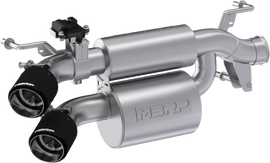 Dual Stacked Slip On System W/ Active Exhaust Cf Tip