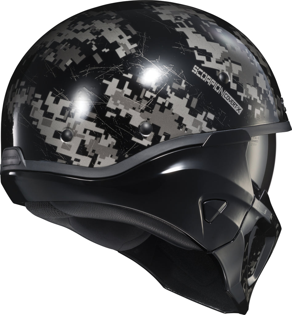 Covert X Open Face Helmet Digicamo Xl