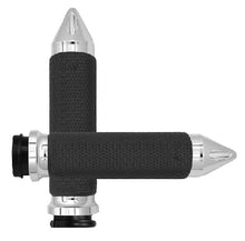Load image into Gallery viewer, Fly By Wire Throttle Memory Foam Grip Chrome