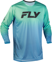 Load image into Gallery viewer, Yth Rayce Sonar Bicycle Jersey Teal/Aqua Yxl