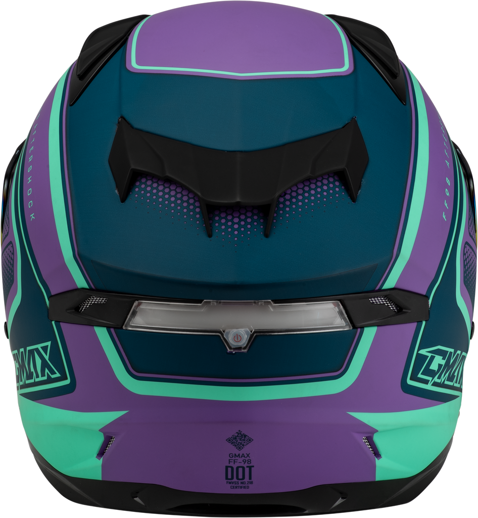Ff 98 Aftershock Helmet Matte Purple/Blue Xs