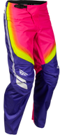 F 16 Raze Pants Purple/Pink/Yellow Sz 48
