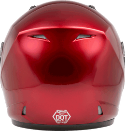 Of 17 Open Face Helmet Candy Red Sm