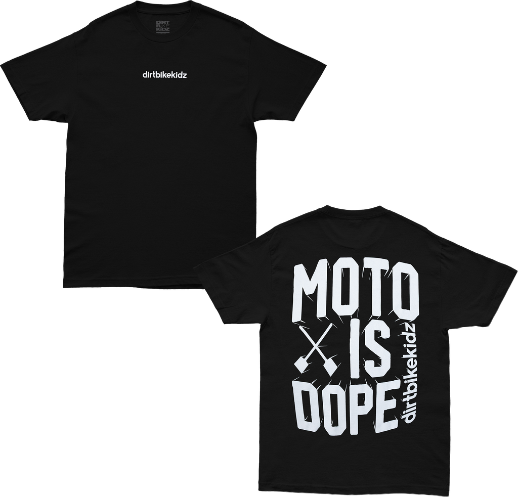 Moto Is Dope Tee Black Sm