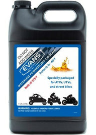 Evans Waterless Coolant 1 Gal, part of a 4-case pack, chemical coolant product from Evans for engine cooling systems.