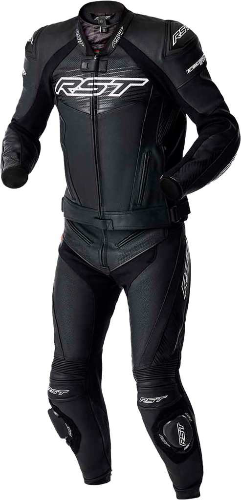 Tractech Evo D3o Jacket Blk/Whi Leather Md