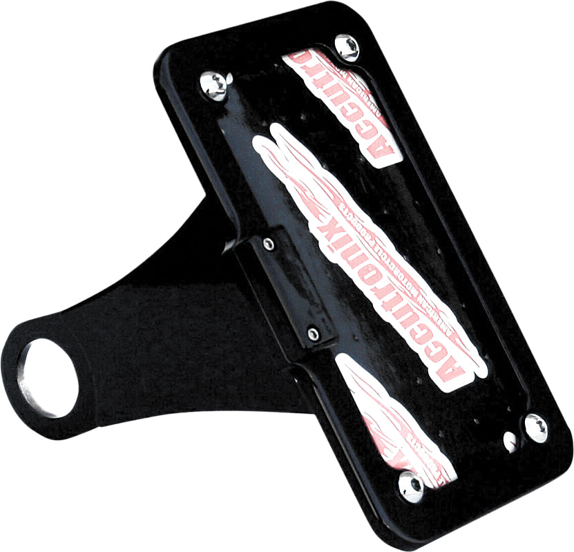 Side Mount License Plate Black Xl