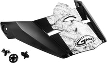 Load image into Gallery viewer, Visor W/Screws Dominant Mx 46 Matte Black/White/Red Md 2x