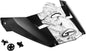 Visor W/Screws Dominant Mx 46 Matte Black/White/Red Md 2x