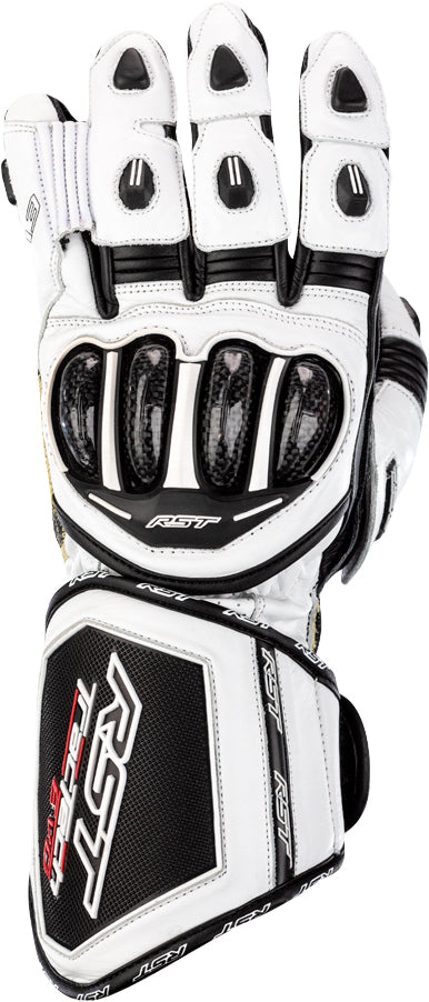 Womens Tractech Evo 4 Ce Glove White/Black Leather Md