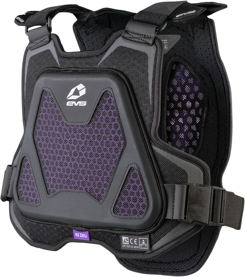 Evo Chest Protector W/Rezro Black Youth
