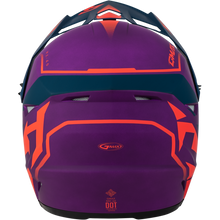 Load image into Gallery viewer, Mx 46 Compound Helmet Matte Purple/Coral/Blue Xs