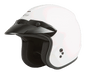 Of 2 Open Face Helmet White Xl