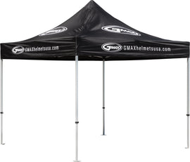 Aluminum Canopy W/Gmax Top Black 10' X 10'