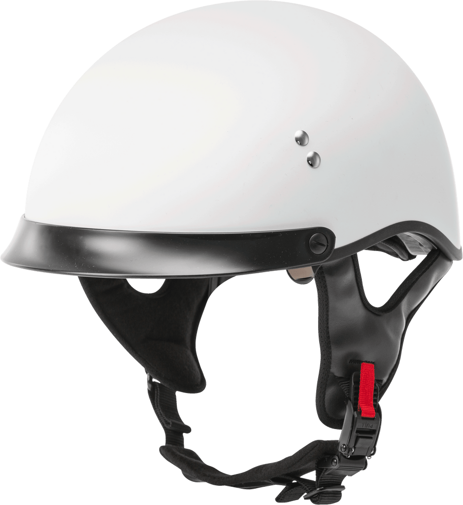 Hh 65 Half Helmet Full Dressed Matte White Md