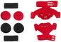 K700 Knee Brace Pad Set Red (Right)