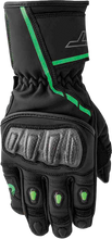 Load image into Gallery viewer, S1 Glove Blk/Flo Green Leather Lg