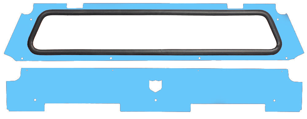 Rear Windshield Sky Blue