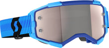 Load image into Gallery viewer, Fury Goggle Blue/Black Silver Chrome Works