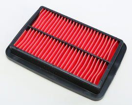 EMGO air filter for motorcycle or vehicle, showing a clean, rectangular air filter with pleated filtering material.