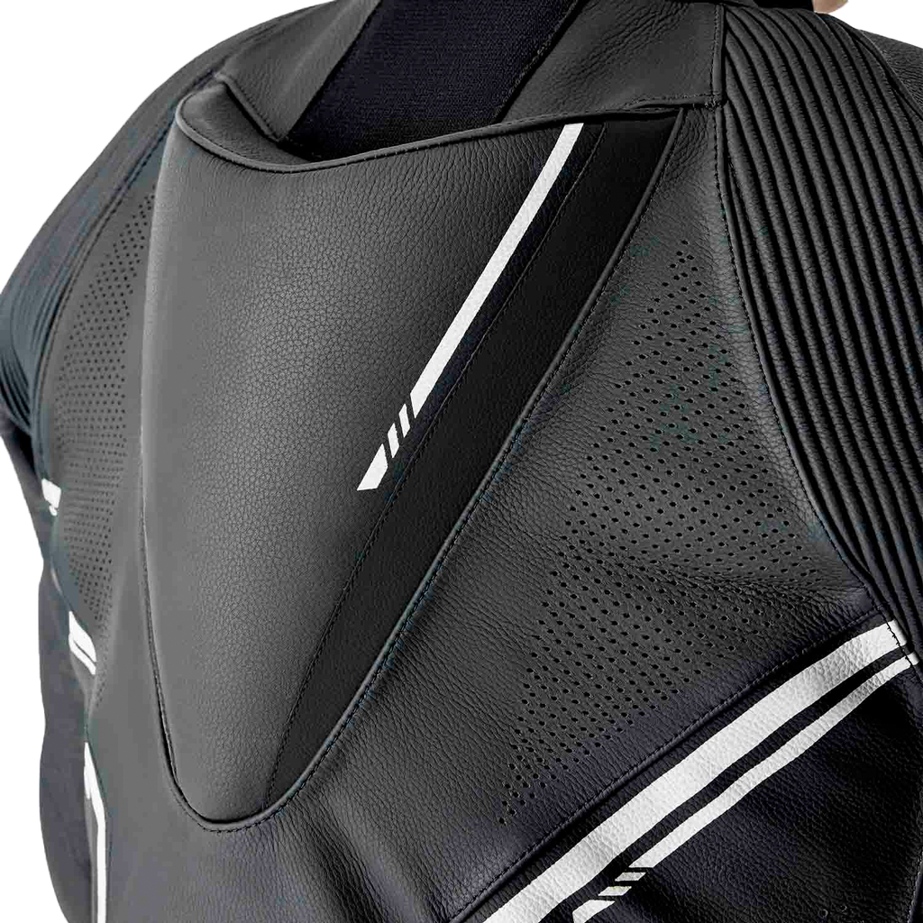 S1 D3o Suit Blk/Whi Leather Md